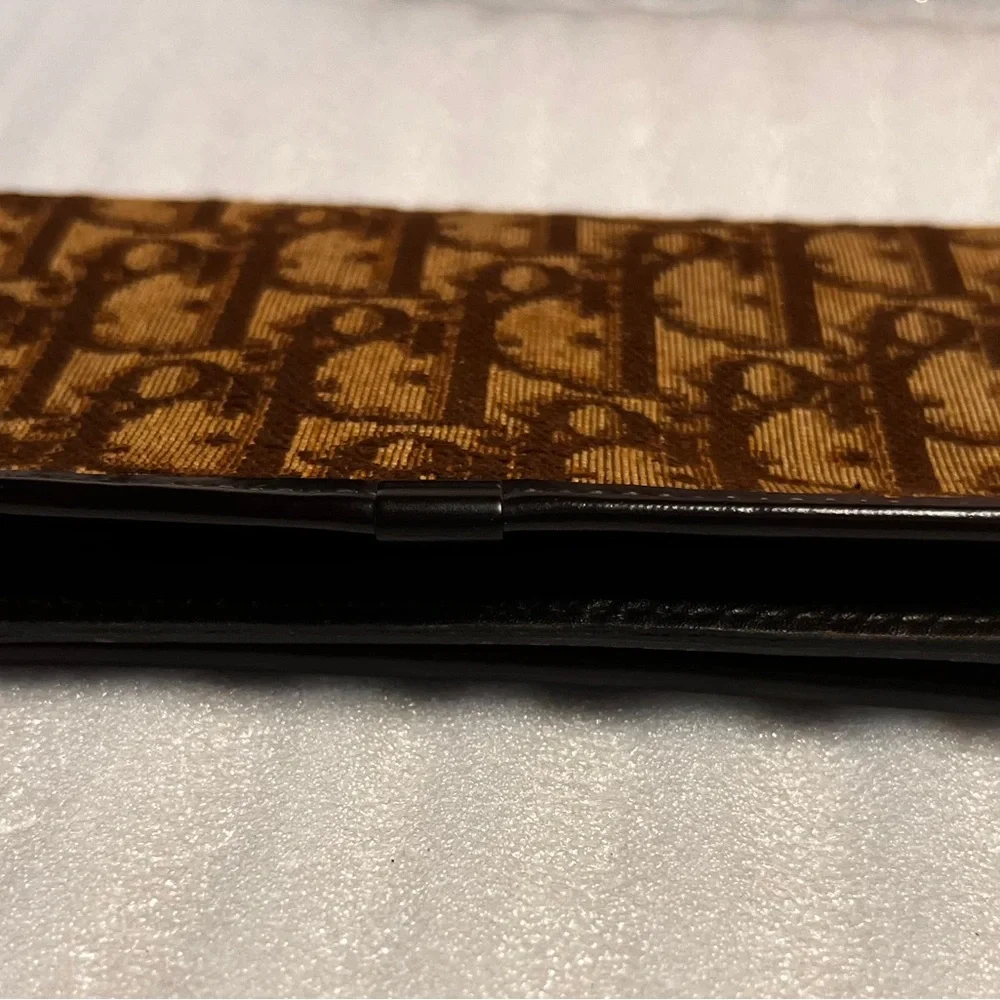 Dior 30 Montaigne Trotter Dior Oblique Monogram Jaquard Canvas Clutch Wallet